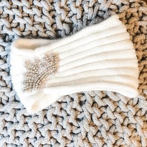 Head Warmer with Crown Embellishment